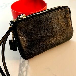 Black Coach Wristlet